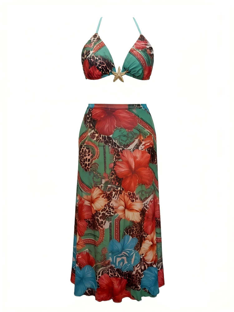 Women Plus Size Summer Boho Fl - огляд і ціна Maxi Dress Halter