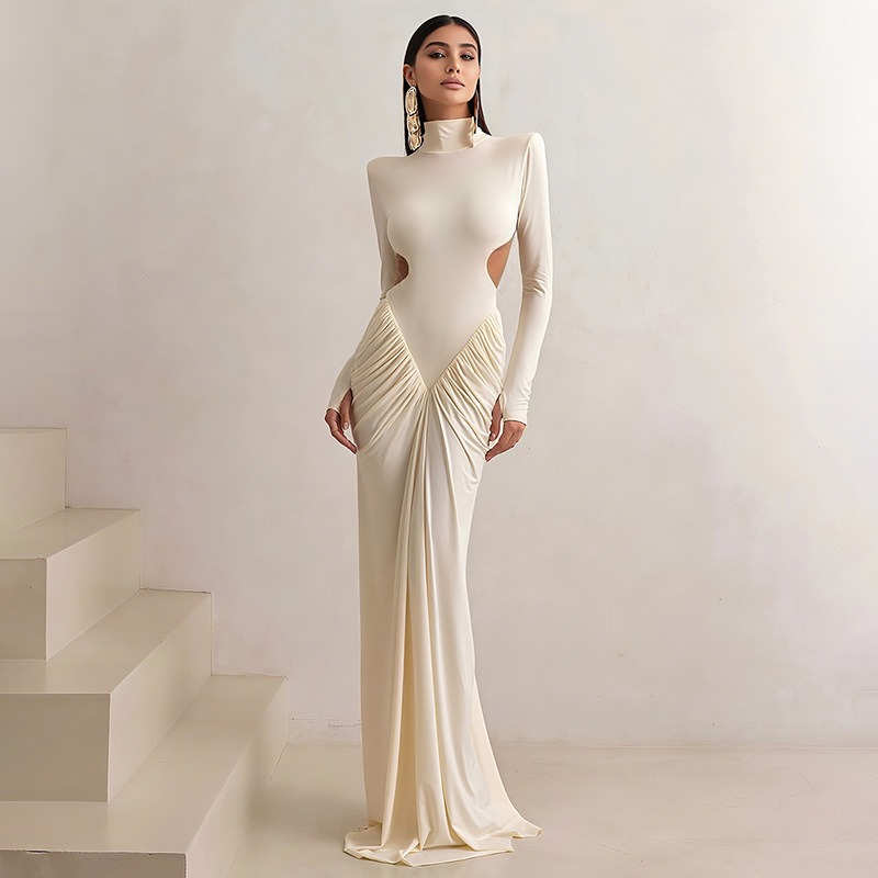 Women Backless Long Dress Turt - огляд і ціна Maxi Dress Halter