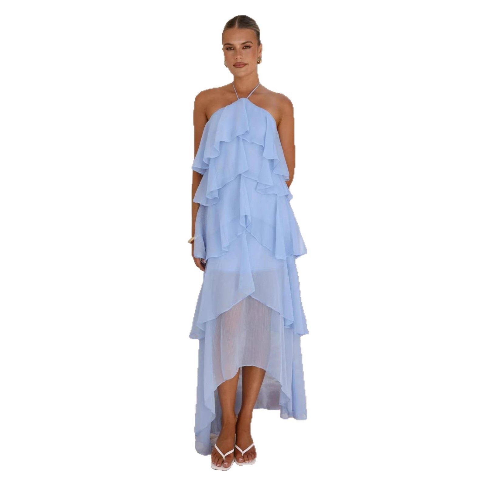 Elegant Party Maxi Dress Chiff - огляд і ціна Maxi Dress Halter
