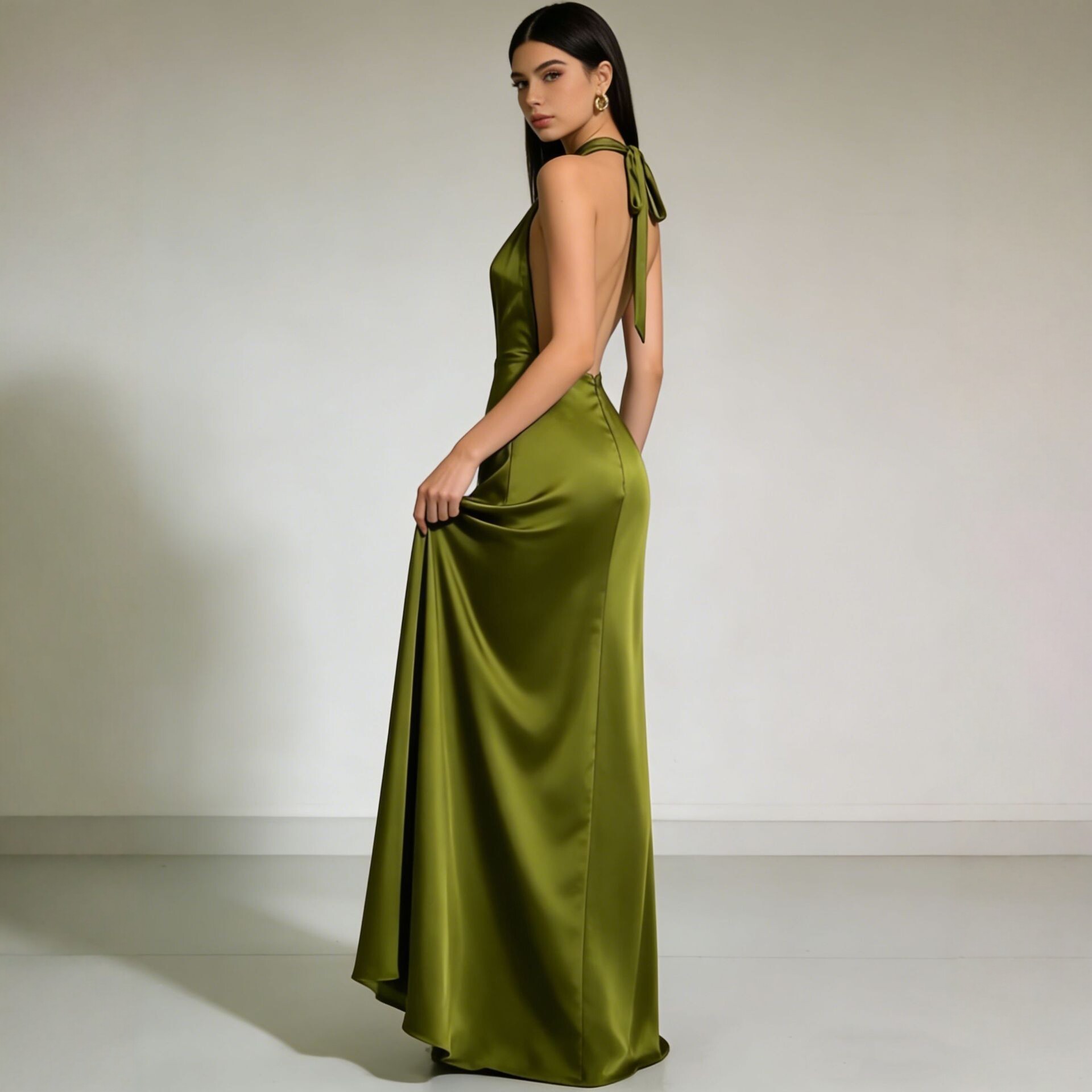 Elegant Party Dresses 2026 Wed - огляд і ціна Maxi Dress Halter