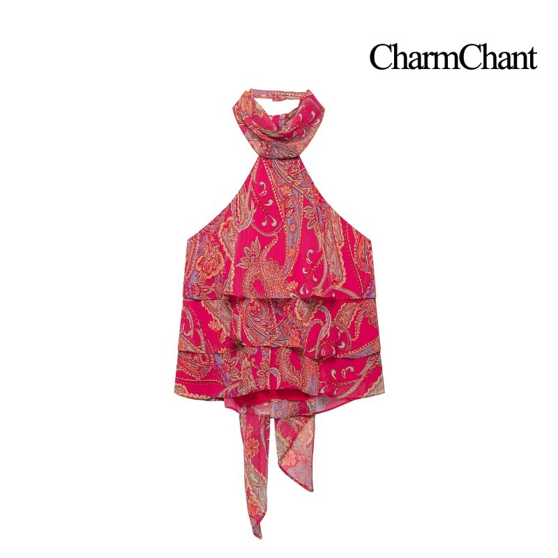 CHARMCHANT Women's Paisley Pri - огляд і ціна Midi Skirt Floral