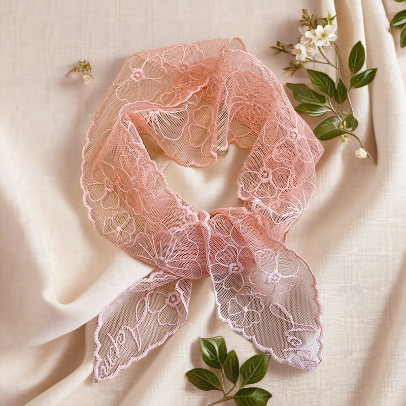 Lace French Silk Scarf Retro W - огляд і ціна Headband Summer Knit
