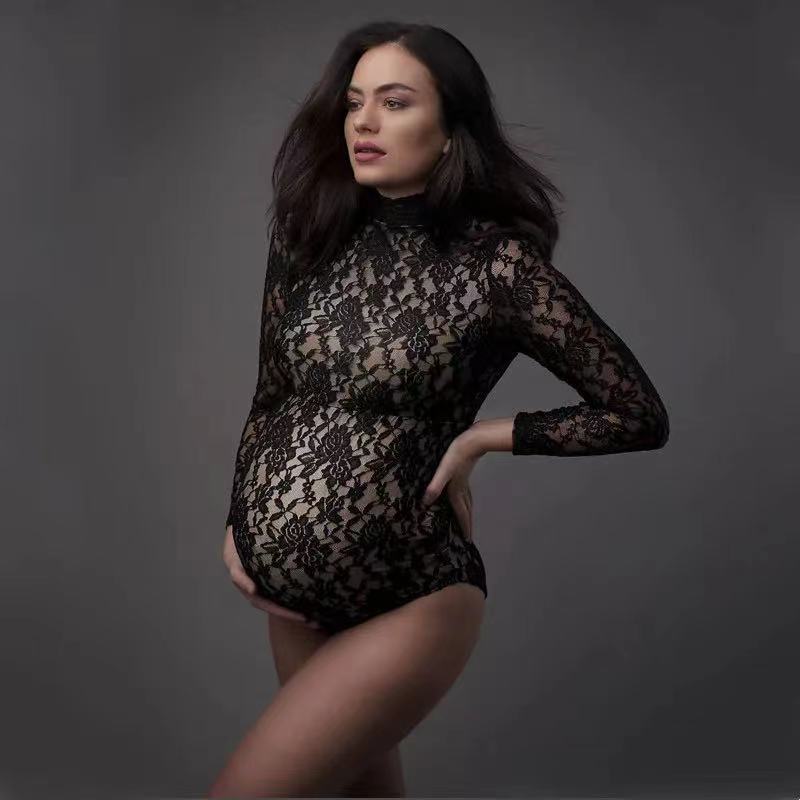 Lace Maternity Photography Pro - огляд і ціна Romper Floral Print