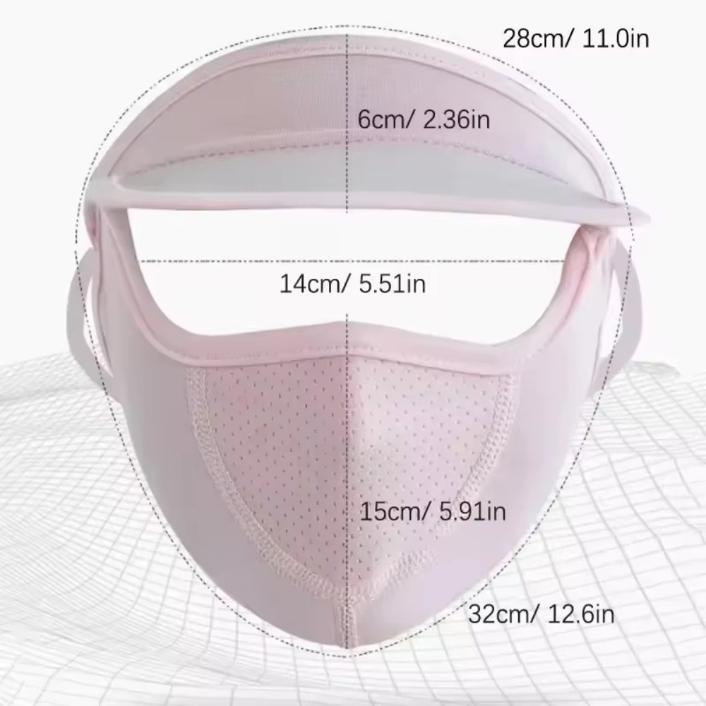 Ice Silk Mask for Outdoor Cycl - огляд і ціна Headband Summer Knit