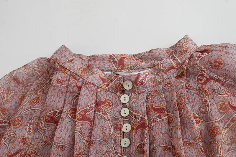 TEELYNN Puff Long Sleeve Boho  - огляд і ціна Romper Floral Print