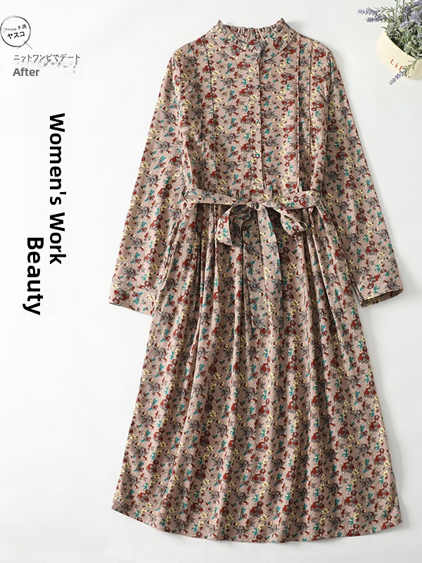 Elegant Floral Print A-Line Dr - огляд і ціна Midi Skirt Floral