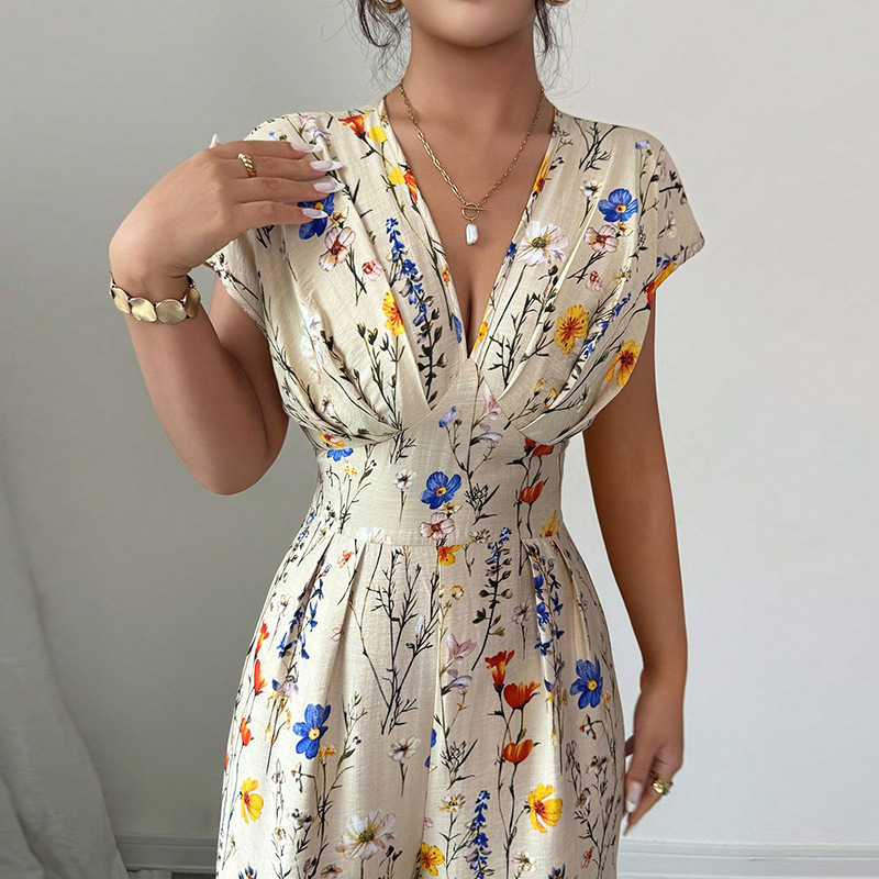 Women's Summer Elegant Short S - огляд і ціна Romper Floral Print