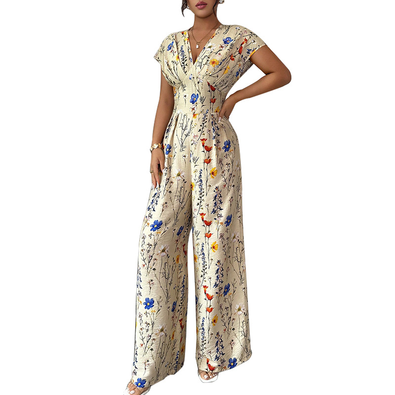 Women's Summer Elegant Short S - огляд і ціна Romper Floral Print