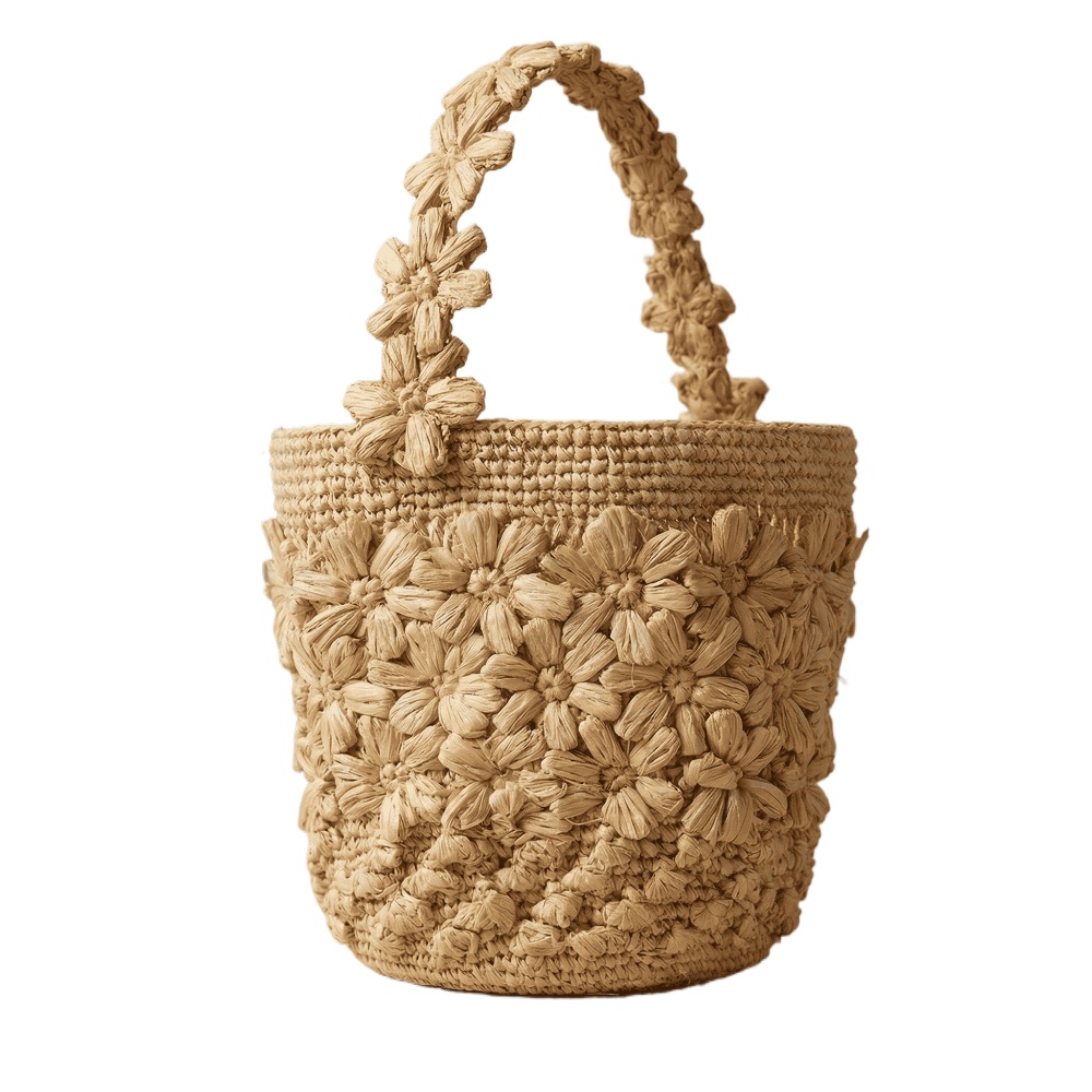 Women Summer Raffia Woven Buck - огляд і ціна Crochet Bag Raffia
