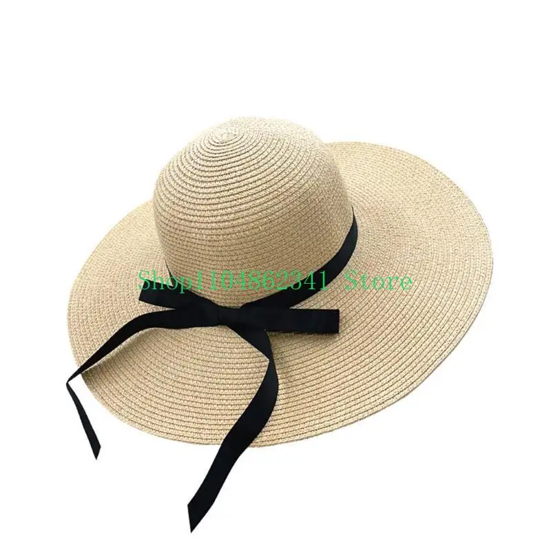 652F Elegant Floppy Straw Hat  - огляд і ціна Hat Floppy Wide